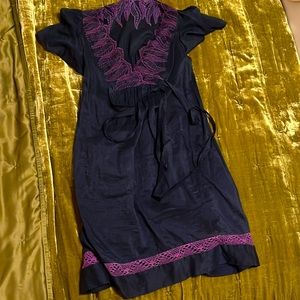 Navy summery flowy dress